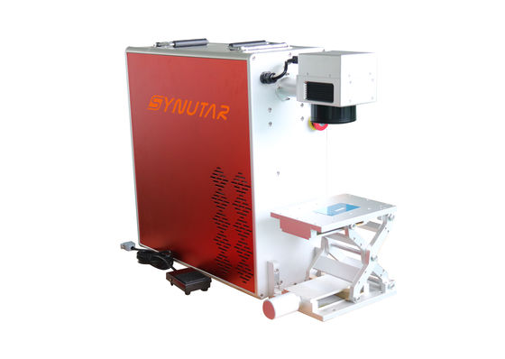 Machine de gravure au laser à fibres métalliques 20w / 30w Portable tout en un type