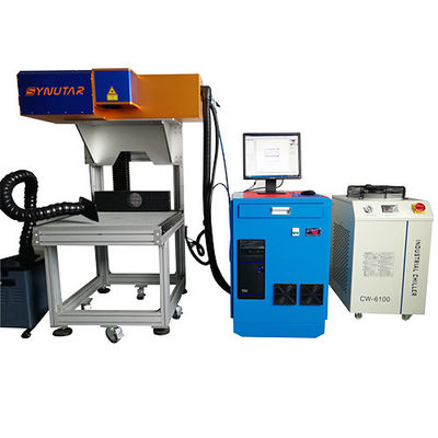 Machine de marquage au laser dynamique au CO2 pour le cuir 150W / 250W Capacité maximale