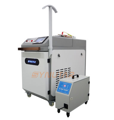 Machine de soudage à la fibre laser portative soudeur laser en acier inoxydable de 1500W / 1000W