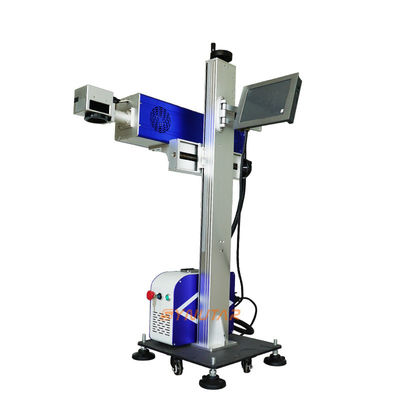 30W / 50W Volant en ligne machine de marquage laser à fibre pour le métal