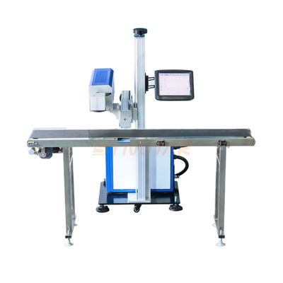 Machine de marquage laser automatique de 100 W puissante Laser volant à fibre / CO2 / UV