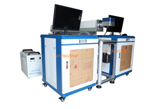 Machine de décapage de fil de cuivre électrique à double tête de haute puissance 90W / 100W