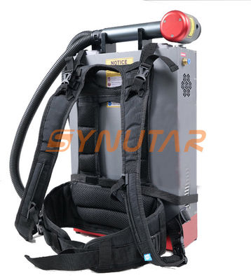 Machine de nettoyage au laser de sac à dos portatif 220V 100W Nettoyage au laser de la rouille Sécurité et mobile