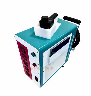 Machine de nettoyage portable au laser à fibre avec scanner de ligne de refroidissement par air / scanner aléatoire certifiée CE